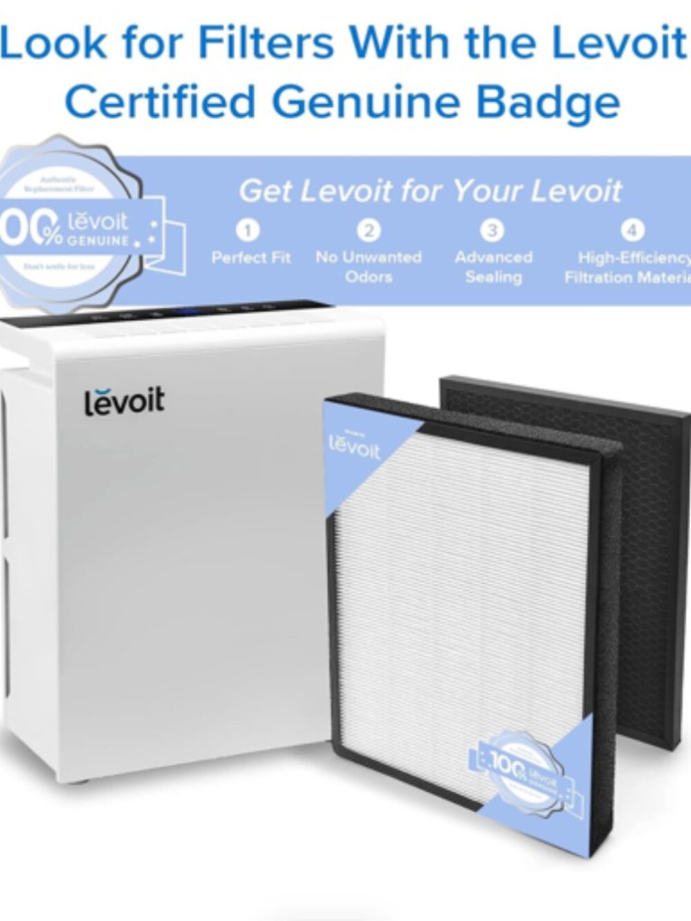 NWT - Genuine Levoit filter for LV-PUR131 and LV-PUR131S series - Single Filter